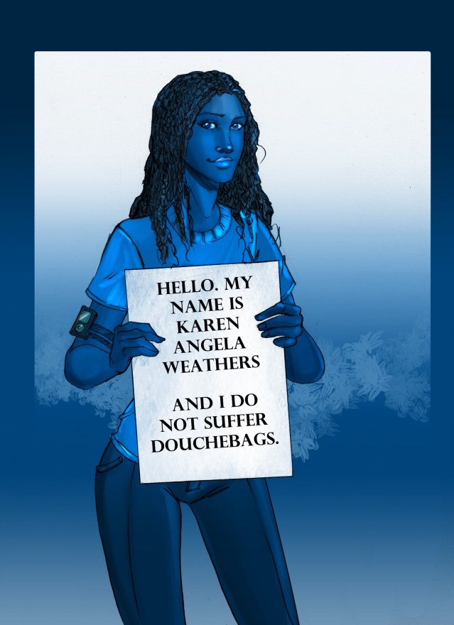 My mission statement brought to you by the color blue!